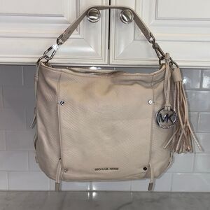 Michael Kors Bag Purse Handbag Leather Snakeskin Embossed Crossbody Shoulder Bag